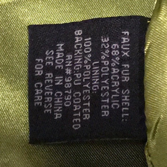 BKE outerwear - Leopard print button front faux fur coat. - Picture 7 of 8